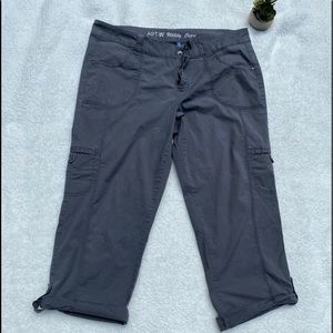 Apartment 9 Utility Capri gray pants